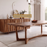 Aeladell Irregular Edge Handcrafted Dining Table - Timberustic Dining Table
