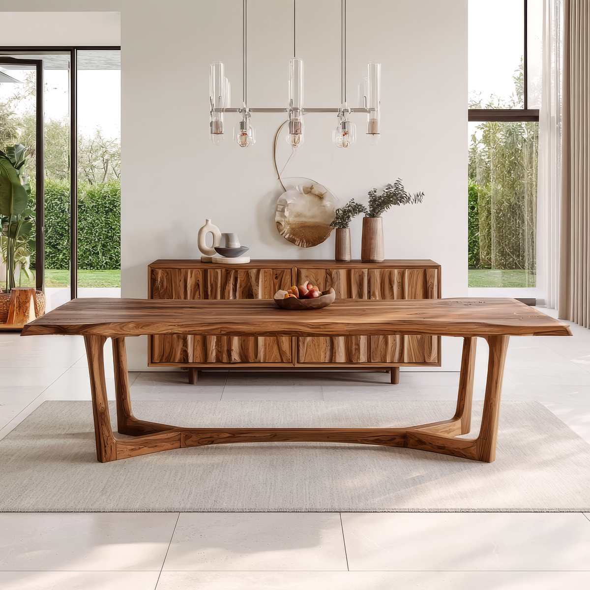 Aeladell Irregular Edge Handcrafted Dining Table - Timberustic Dining Table