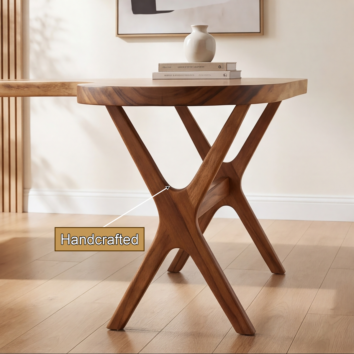Aelarell Curved Return Handcrafted Desk With Drawers - Timberustic Desk With Drawers