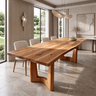 Aelodrin Twin Arch Base Handcrafted Dining Table Teak - Timberustic Dining Table
