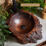 Brontara Rugged Edge Sculpted Handcrafted Vessel Sinks - Timberustic Vessel Sinks