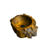 Brontara Rugged Edge Sculpted Handcrafted Vessel Sinks Teak - Timberustic Vessel Sinks