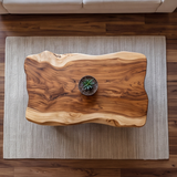 Caelora Live Edge Sculpted Coffee Table by Timberustic — product detail view 4