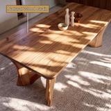 Caelvane Sculpted Branch Base Handcrafted Dining Table - Timberustic Dining Table