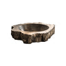 Cortessa Round Bark-Textured Handcrafted Vessel Sinks Natural Oak - Timberustic Vessel Sinks