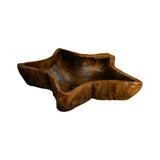 Mirevane Live Edge Sculpted Vessel Sink Brown - Timberustic Vessel Sinks