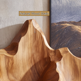 Montavere Sculpted Mountain Landscape Handcrafted Floating Shelf - Timberustic Floating Shelf