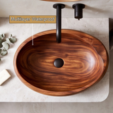 Neroval Sculpted Oval Handcrafted Vessel Sinks - Timberustic Vessel Sinks