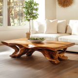 Norarell Live Edge Sculpted Coffee Table by Timberustic — overall product view