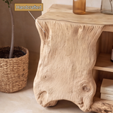 Norevella Asymmetrical Live Edge Handcrafted Bedside Table by Timberustic — handcrafted details