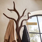 Norilora Twisting Sculpted Tree Coat Rack by Timberustic — handcrafted details