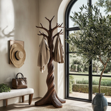 Norowyn Twisting Sculpted Tree Coat Rack by Timberustic — overall product view