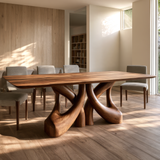 Orawyn Sculpted Branching Base Handcrafted Dining Table - Timberustic Dining Table