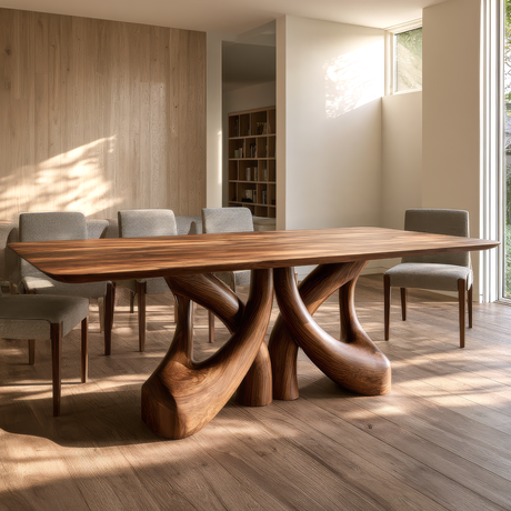 Orawyn Sculpted Branching Base Handcrafted Dining Table - Timberustic Dining Table