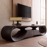 Orevale Sculpted Loop Handcrafted TV Console - Timberustic TV Console