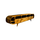Rovaro Rounded Silhouette Handcrafted TV Console Teak - Timberustic TV Console