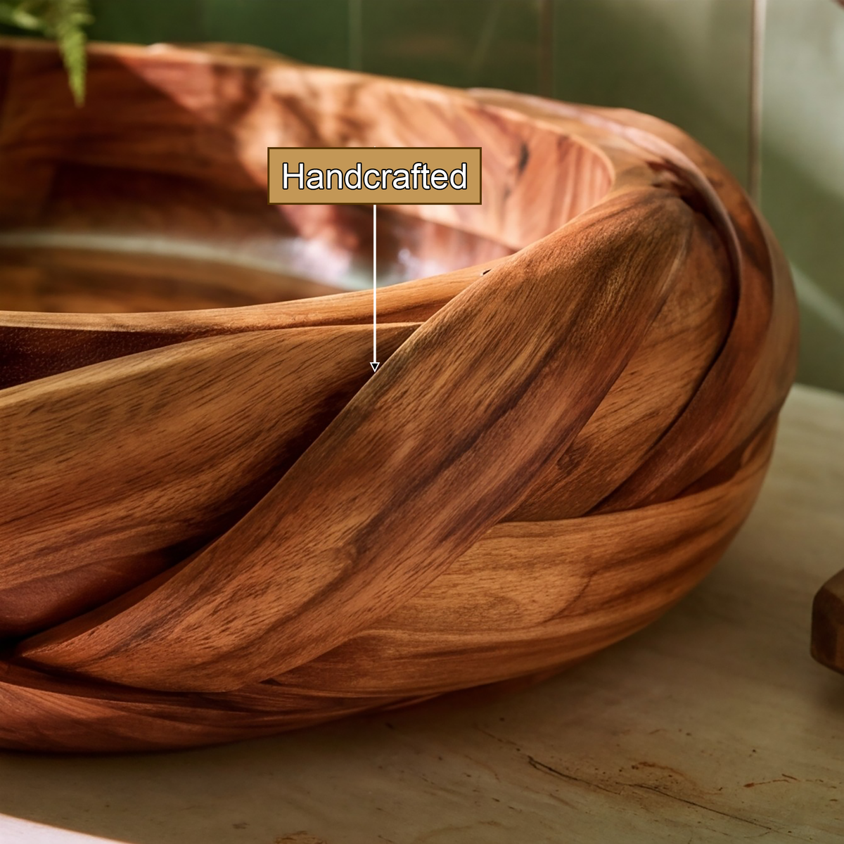 Sylemere Interwoven Sculpted Handcrafted Vessel Sinks - Timberustic Vessel Sinks