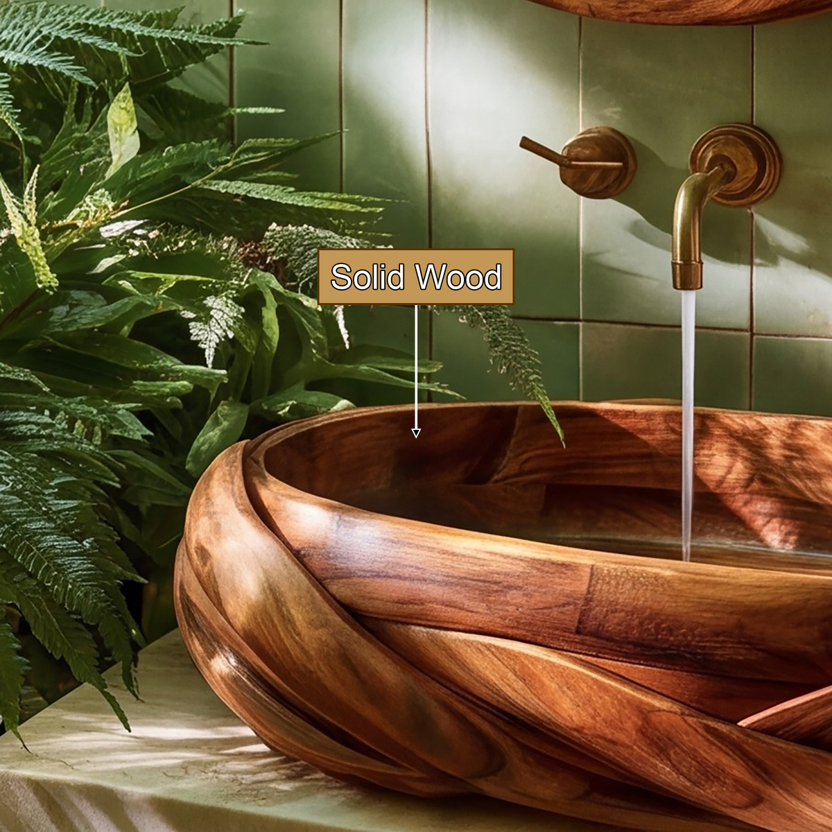 Sylemere Interwoven Sculpted Handcrafted Vessel Sinks - Timberustic Vessel Sinks
