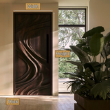 Sylevella Flowing Wave Sculpted Handcrafted Door by Timberustic — product dimensions
