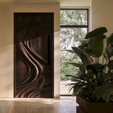 Sylevella Flowing Wave Sculpted Handcrafted Door by Timberustic — overall product view