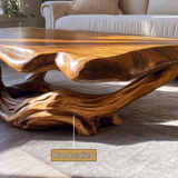 Sylivella Live Edge Sculpted Coffee Table - Timberustic Coffee Table