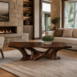 Sylodell Live Edge Sculpted Coffee Table Dark Walnut - Timberustic Coffee Table