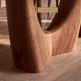 Velelune Live Edge Sculpted Handcrafted Dining Table - Timberustic Dining Table