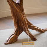 Velivane Live Edge Sculpted Tree Base Handcrafted Desk - Timberustic Desk