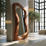 Velmira Flowing Sculpted Handcrafted Mirror Frame - Timberustic Mirror