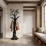 Virelorn Twisting Sculpted Tree Coat Rack Black - Timberustic Tree Coat Rack