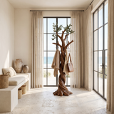 Virelorn Twisting Sculpted Tree Coat Rack Brown - Timberustic Tree Coat Rack