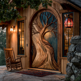 Arborelle Handcrafted Solid Wood Single Door