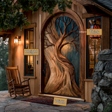Arborelle Handcrafted Solid Wood Single Door
