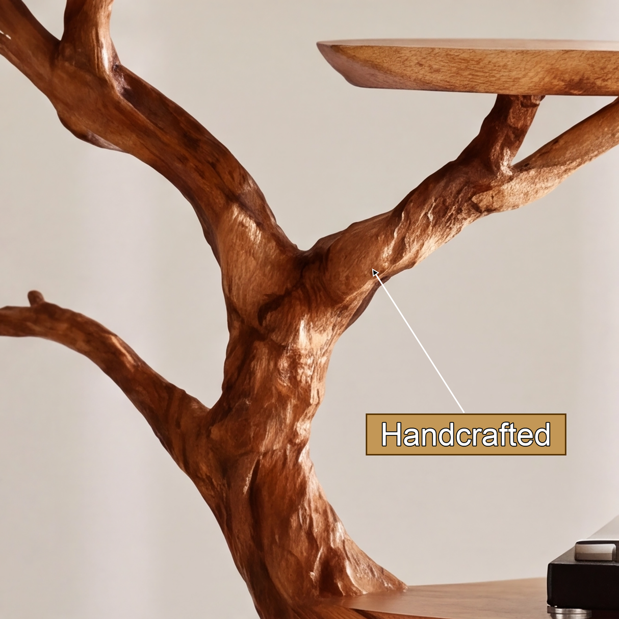 Arborwyn Handcrafted Solid Wood Record Player Stand SPA982951 - Timberustic Record Player Stand With Storage