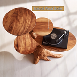 Arborwyn Handcrafted Solid Wood Record Player Stand SPA982951 - Timberustic Record Player Stand With Storage