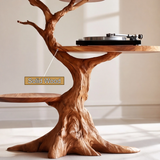 Arborwyn Handcrafted Solid Wood Record Player Stand SPA982951 - Timberustic Record Player Stand With Storage