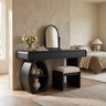 Arbrelia Sculpted Solid Wood Cosmetic Table