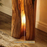 Ardorin Live Edge Solid Wood Floor Lamp