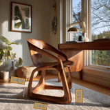 Ardynor Handcrafted Solid Wood Dining Chair - Timberustic Dining Chair
