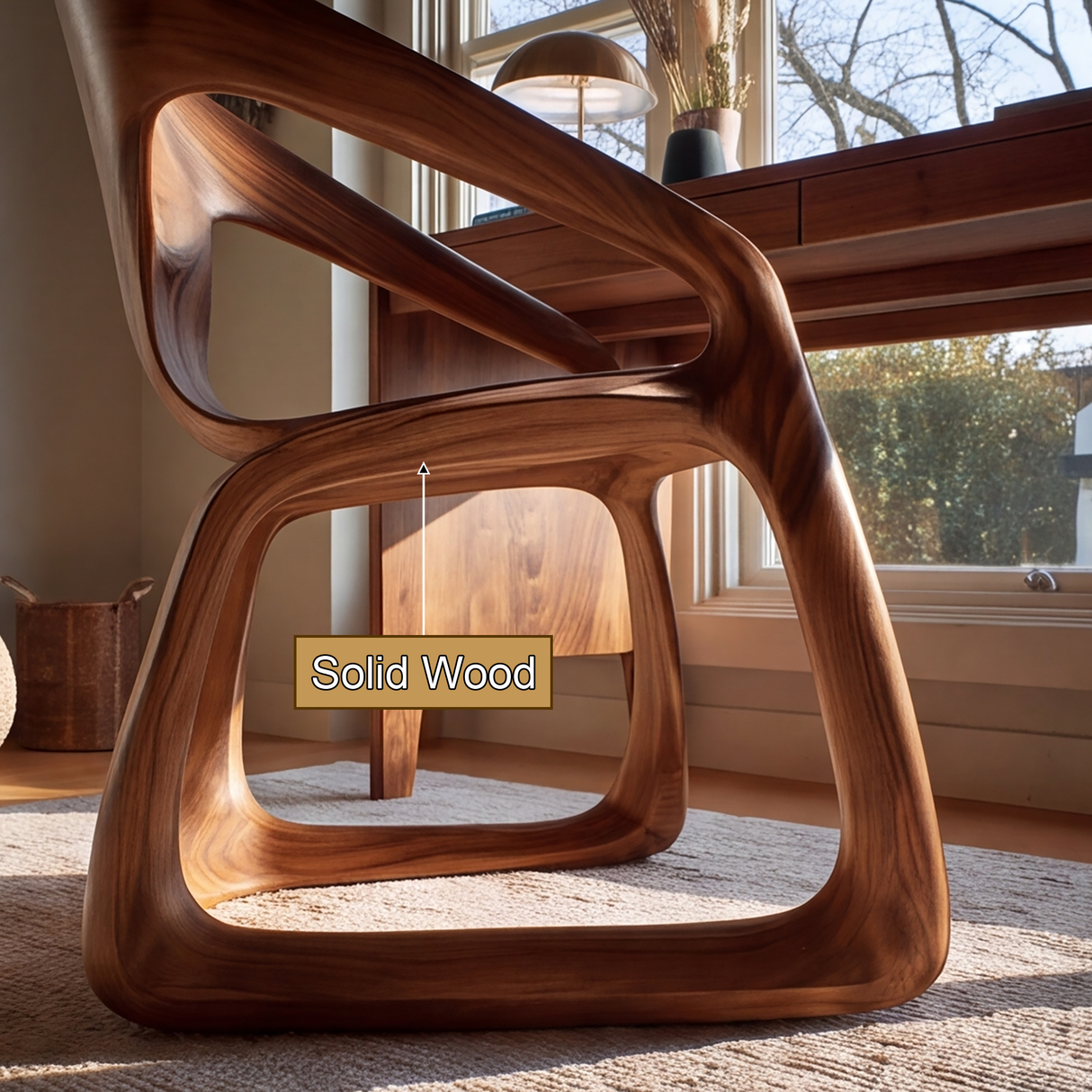 Ardynor Handcrafted Solid Wood Dining Chair - Timberustic Dining Chair