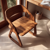 Arvelle Handcrafted Solid Wood Dining Chair - Timberustic Dining Chair