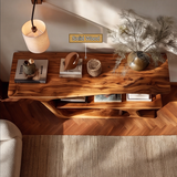 Arven Live Edge Solid Wood Console Table