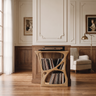 Auralith Sculpted Solid Wood Record Player Stand