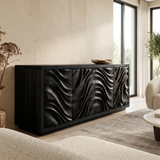 Aurelia Sculpted Solid Wood Sideboard Cabinet