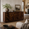 Aurelia Sculpted Solid Wood Sideboard Cabinet