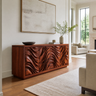Aurelia Sculpted Solid Wood Sideboard Cabinet