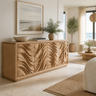 Aurelia Sculpted Solid Wood Sideboard Cabinet