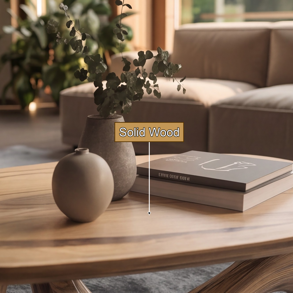 Aurelin Flow Organic Modern Coffee Table - Timberustic Coffee Table