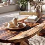 Aurelios Sculpted Solid Wood Coffee Table SPA015651 - TimbeRustic Coffee Table