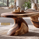 Aurelios Sculpted Solid Wood Coffee Table SPA015651 - TimbeRustic Coffee Table